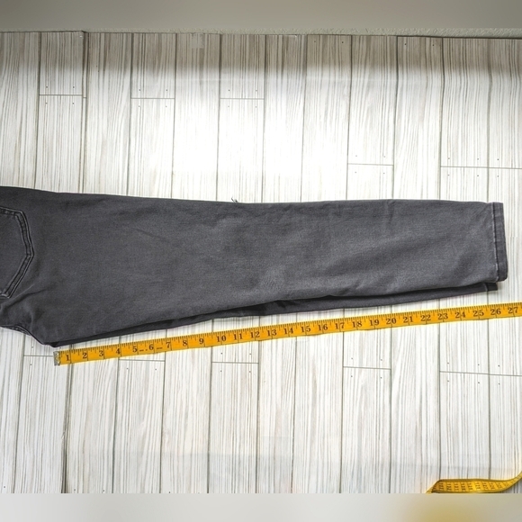 Free People Busted Knees Skinny Jeans in Washed Black Women's Size 28 - Picture 10 of 12